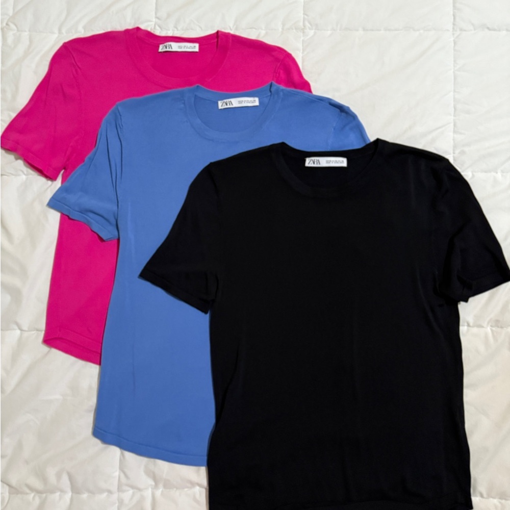 Zara Trio - Fine Knit Tops